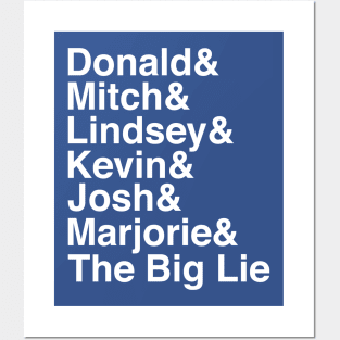 The Big Lie Name Stack Posters and Art